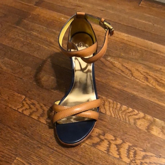 Coach wedge heels- Coretta veg leather ginger. - Picture 3 of 5